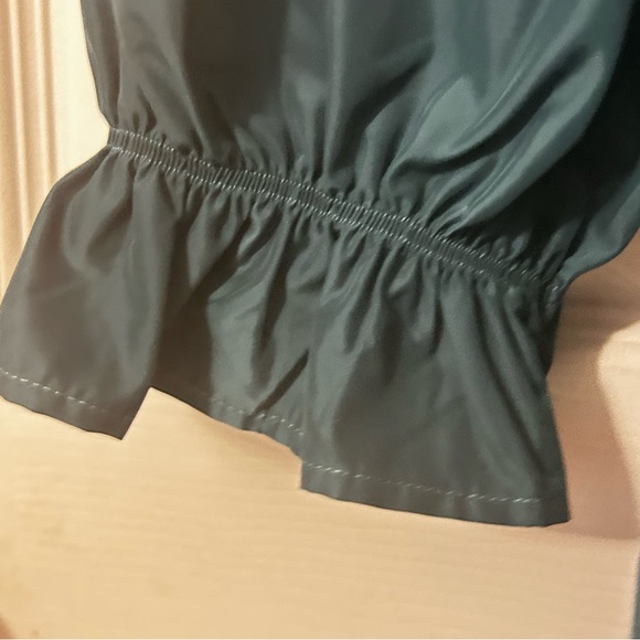 NWT Marie Oliver mini Umbra taffeta dress in pond size L - Picture 7 of 9